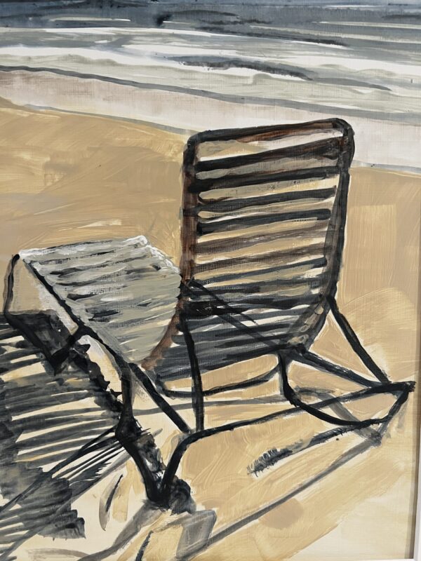 winter chair evanston beach